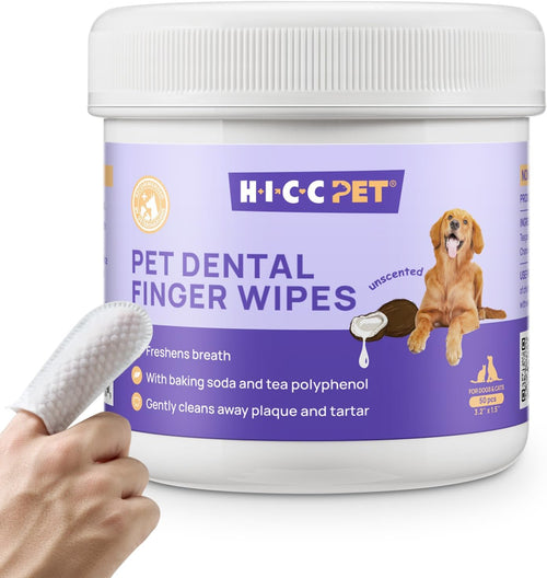 Natural Pet Dental Finger Wipes