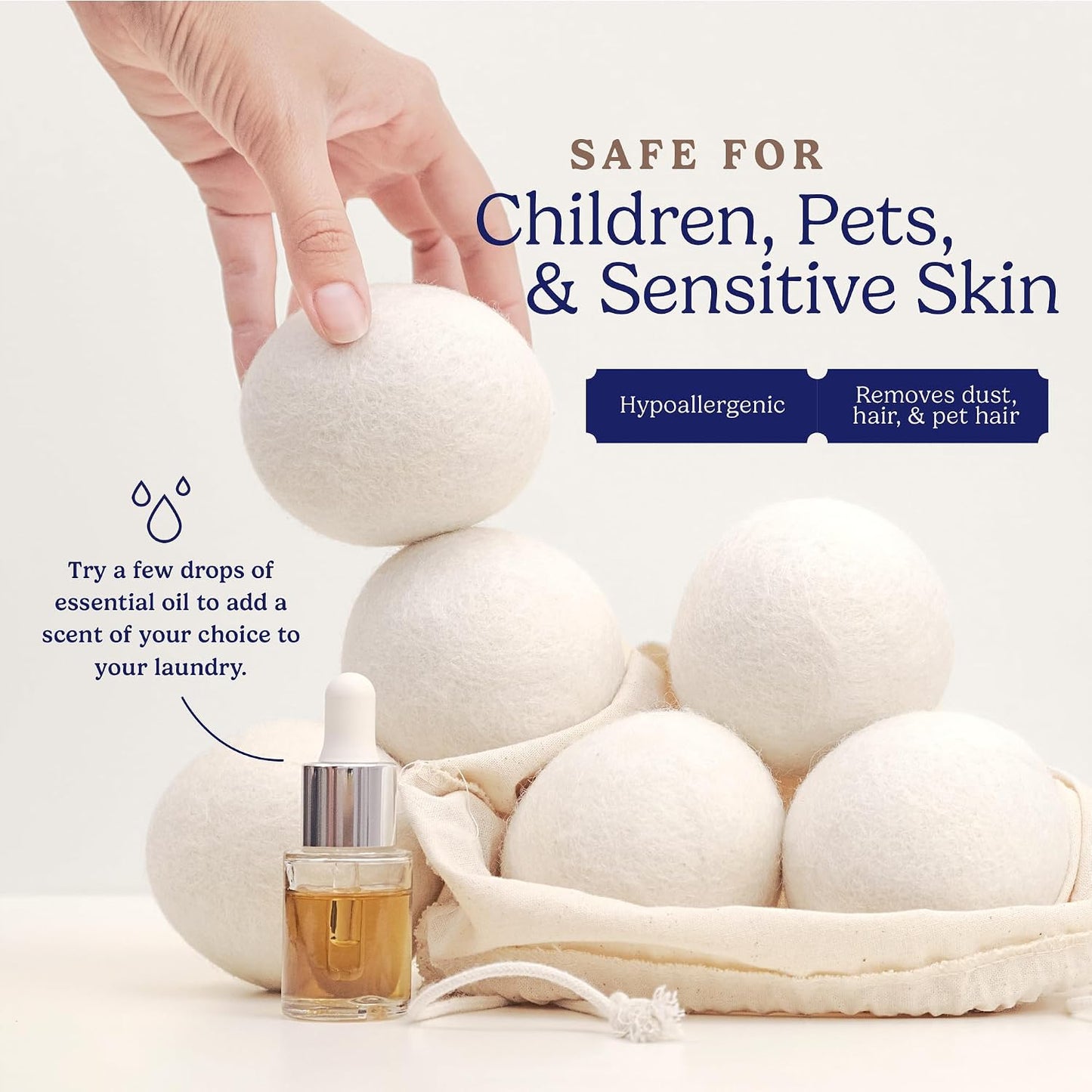The OMNEX Wool Dryer Balls ( X6 Balls )